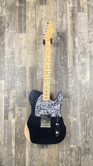 Fender Brad Paisley Signature Esquier Road Worn Black Sparkle