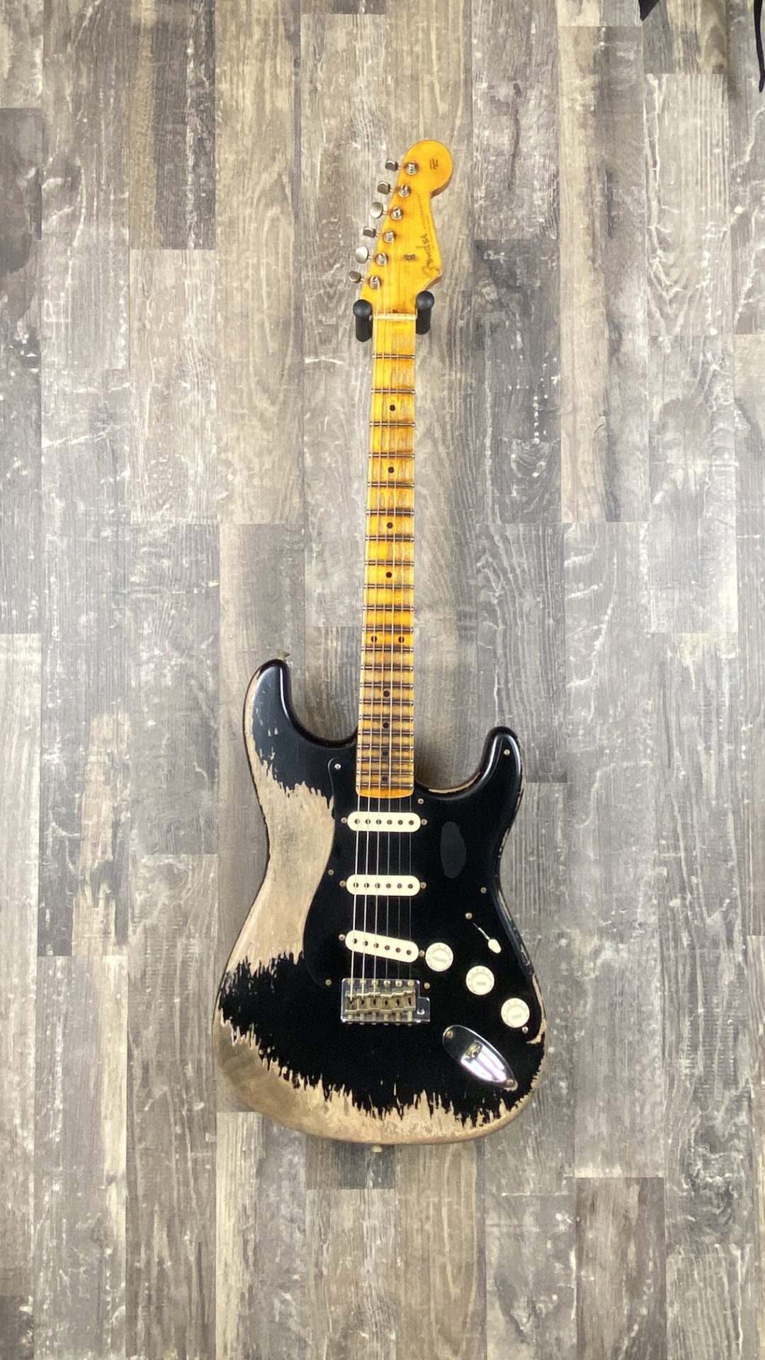 Fender Custom Shop Limited Edition Poblano Stratocaster Super Heavy Relic Aged Black