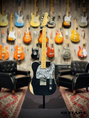 Fender Brad Paisley Signature Esquier Road Worn Black Sparkle